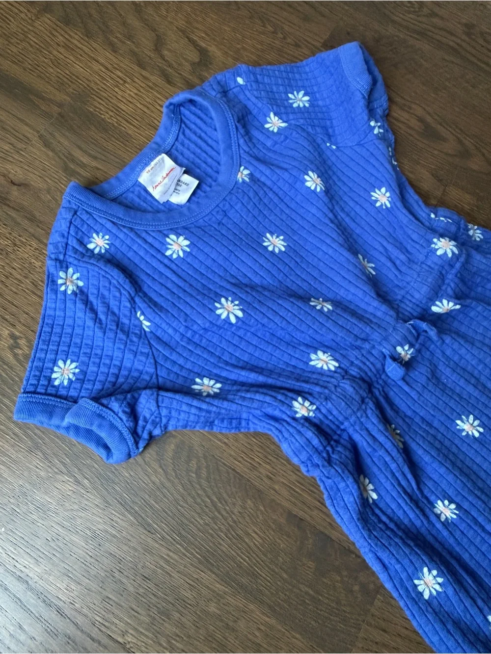 Hanna Andersson Royal Blue Daisy Knit Dress